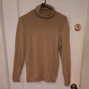Talbots | Tan Turtleneck Sweater